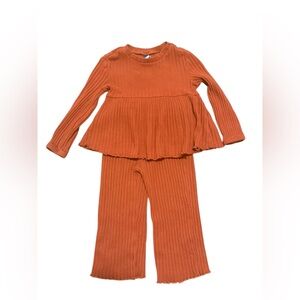 Old Navy Rust Ribbed Knit Ensemble